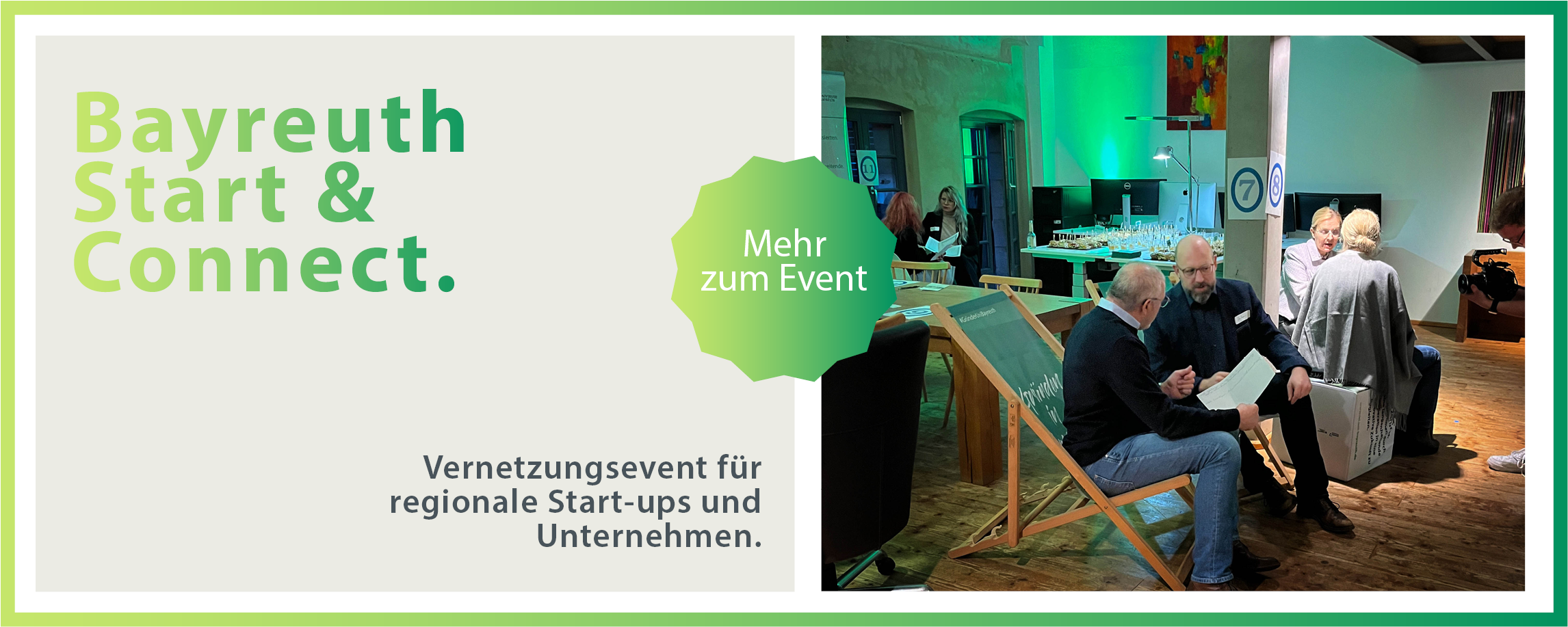 Sliderbild Event Bayreuth Start & Connect